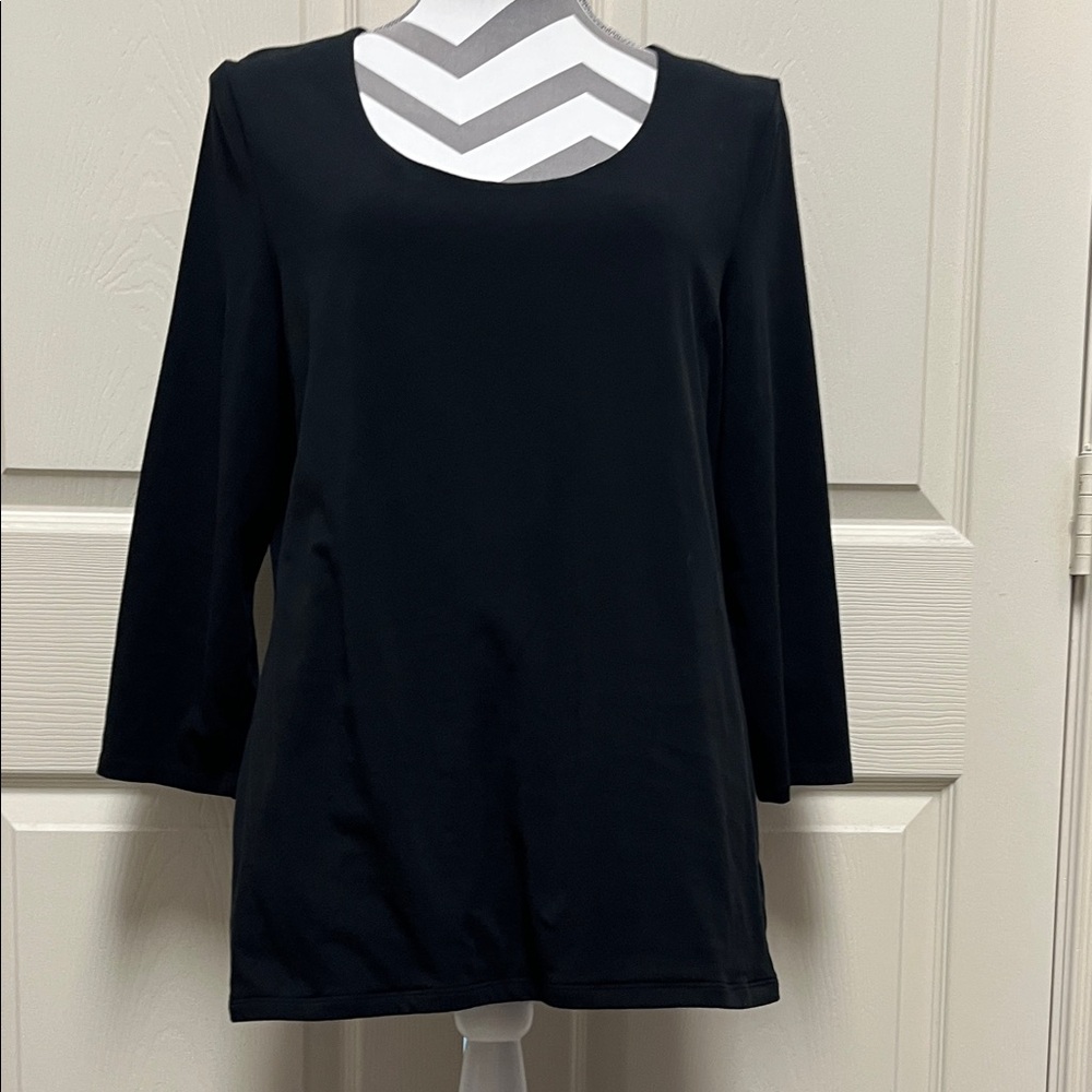 Boden Scoop Neck Classic Black Women's Top